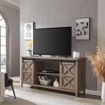 thumbnail image 2 of Henn&Hart 68" Antiqued Gray Oak TV Stand, 2 of 3