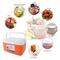 thumbnail image 3 of TOPINCN 8L Ice Cooler, Portable Hard Cooler Lunch Box with Heavy Duty Handle, Efficient Warm Cold Insulation Icebox Chest Bag, Small Travel Cooler for Camping Picnic Beach Fishing, 3 of 7