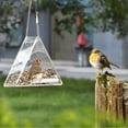 thumbnail image 5 of Wovilon Bird Feeders Outdoor Bird Feeder Outdoor Acrylic Windbreak Ball Bird Feeder, 5 of 9