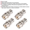 thumbnail image 4 of Conector de cable coaxial RF adaptador coaxial de latón de 4 piezas para el hogar, 4 of 8