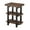 Rustic Natural, variant on Alaterre Furniture Pomona Industrial Natural 2-Shelf Solid Pine Wood End Table with Metal Legs, Rustic Natural