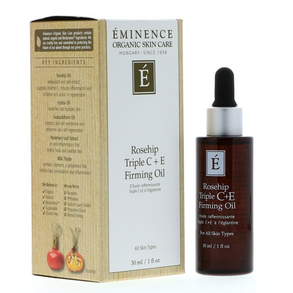 Eminence Organic Skin Care Rosehip Triple C E Firming Oil, 1 fl. oz.