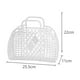 thumbnail image 2 of Cesta de Almacenamiento hueca de plástico Plegable Portátil, Bolsa reutilizable para Juguetes de Compras de Playa en Casa, 2 of 5