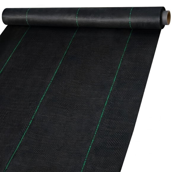 JUVCOT Weed Control Fabric 6ft x 300ft - Geo Textile Fabric Heavy Duty - Woven Ground Cover for Commercial Greenhouse, Yard, Garden Barrier Cloth Blocker Mat