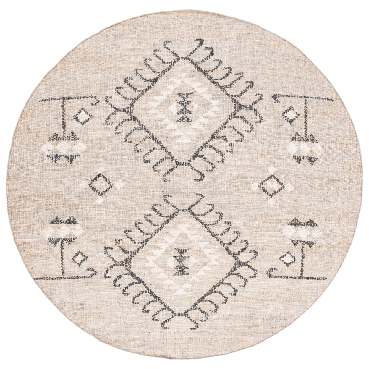 SAFAVIEH Kilim Lisette Tribal Area Rug, Grey/Black, 4' x 6'