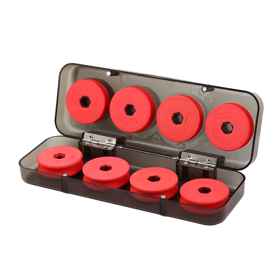 Fisherman Plastic 8 Fishing Line Spool Case Angling String Box Holder