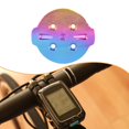 thumbnail image 5 of lacooooppia Bicycle Computer Base Repair Part Mount Adapter Base Replacement Back Mount Accessory Attachment Component Titanium Alloy Structure Suitable for Outdoor Cycling Equipment Multicolor, 5 of 8