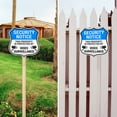 thumbnail image 7 of Faittoo Security Notice Sign, Property Is Protected By Video Surveillance Sign, 2-Pack 11.6 x 11.6 Inch Reflective Aluminum Warning Sign, 7 of 7