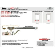 Johnson Hardware 1060 Soft Close or Soft Open Hardware Kit