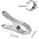 thumbnail image 2 of Pinzas grandes de acero inoxidable para ropa, 18 piezas, pinzas para toallas de playa de acero inoxidable para toallas de playa, toallas, edredones, ropa, edredones, sábanas, alfombras, 12 cm, 2 of 6