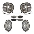 thumbnail image 1 of Transit Auto Roulements de Roulement avant Revêtus de Disque de Frein et Kit de Plaquettes Semi-Métalliques pour Voiture Toyota Corolla Matrix Pontiac Vibe KBB-101674, 1 of 11