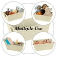 thumbnail image 4 of Simplify Standard Polyester Basket, Off-White, 4 of 7