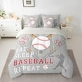 thumbnail image 2 of Castle Fairy 7-Piece Baseball Twin Bedding Comforter Set, 2 of 8