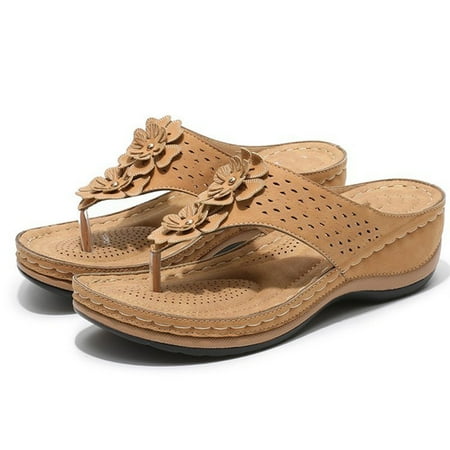 

Womens Orthotics Sandals Comfort Premium Casual Flat Sandal for Summer Outdoor Hiking Walking