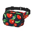 thumbnail image 2 of Disketp Tomatoes Riñonera de Doble Capa, Bolsa de Cintura Ajustable para Viajes, Correr y Senderismo, Riñonera Ligera para Hombre y Mujer, 2 of 9