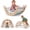 Macaron, variant on Costway Wooden Rocking Climbing Arch with Cushion, 3-in-1 Montessori Kids Climber Rocker Multicolor