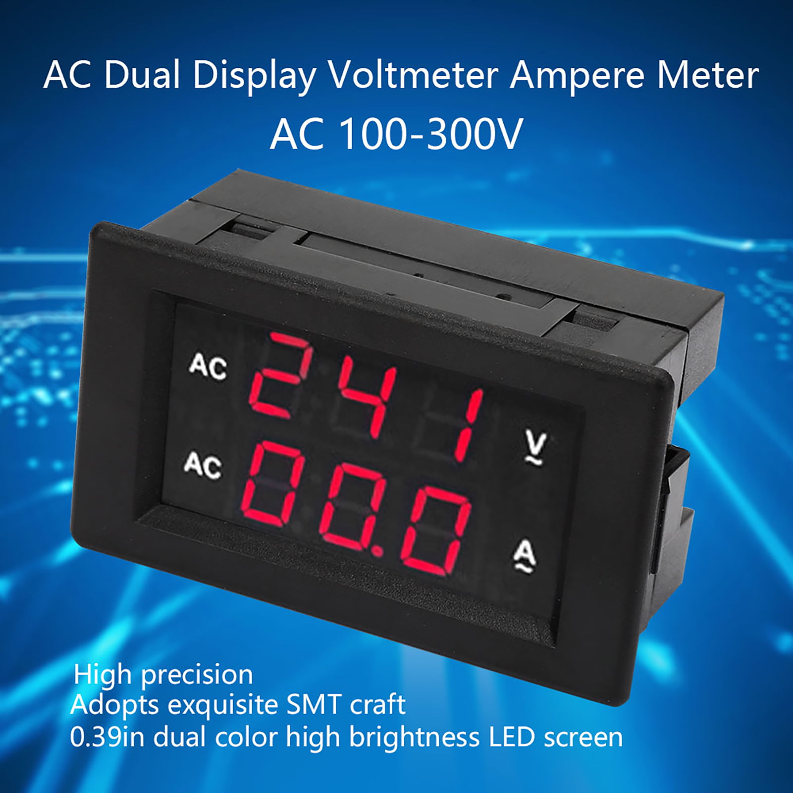 LED Digital Display AC 100~300V 0-100A Voltmeter Ampere Meter 