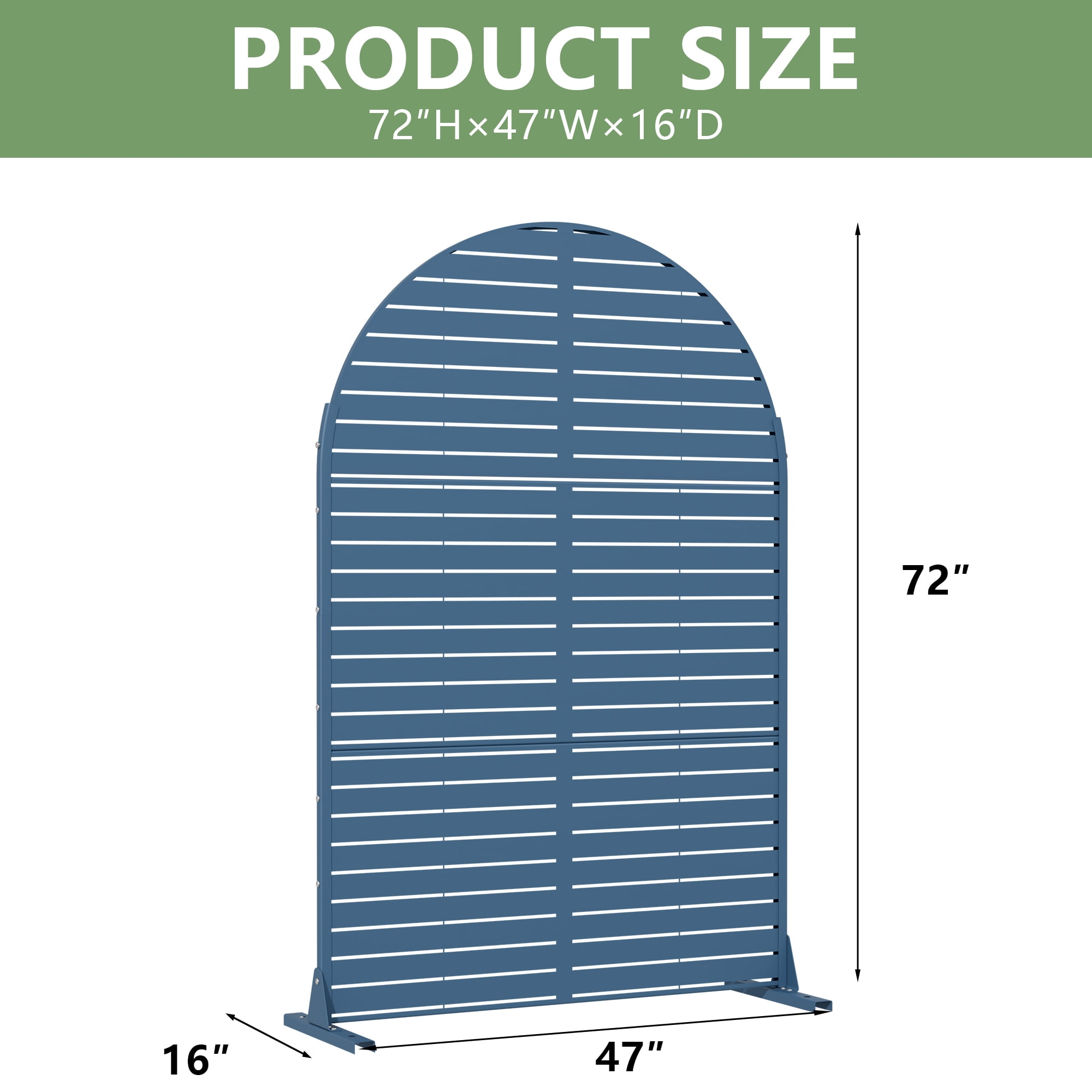 Metal Privacy Screen Fence Panel