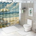 thumbnail image 7 of Pratyus Beach Chair Umbrella Printed Shower Curtain Set with Hooks, 100% Polyester Fabric, Washable, Various Sizes 60x72, 7 of 7