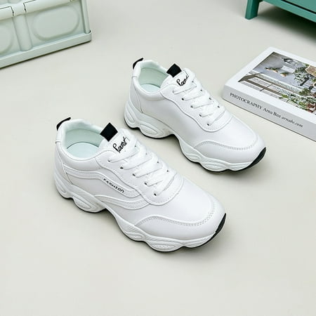 

NAYUKA Korean version of the new daddy shoes female 2024 spring student sports running shoes casual thick sole increase shoe tide