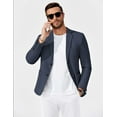 thumbnail image 4 of COOFANDY Mens Sport Coats and Blazers Casual Blazer Two Button Suit Jacket Lightweight Knit Sport Jackets, 4 of 7