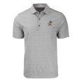 thumbnail image 2 of Men's Cutter & Buck Heather Gray ETSU Buccaneers Big & Tall Forge Eco Stripe Stretch Recycled Polo, 2 of 3