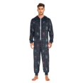 thumbnail image 3 of FORMRS Onesies Pajama for Adults Unisex Hoodie Winter Jumpsuit One Piece Sleepwear, Sizes S-2XL, Starry Night Pattern, 3 of 7