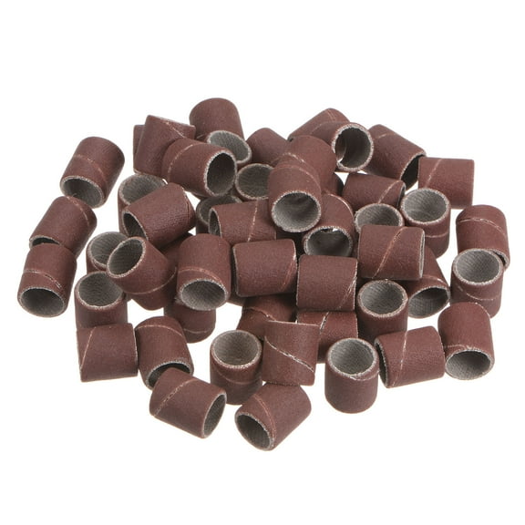 50 Packs Sanding Drums 3/8 Inch Mini Sanding Sleeves 600 Grit Sanding Bands for Drum Sander