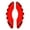 Red, variant on REACHISE 1 Pair Brake Caliper Covers Car Caliper Covers Car Decorative Disc Brake Caliper Protectors