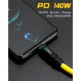 thumbnail image 4 of xianyou-USB C Câble d'Extension Court, 140W USB C Mâle vers USB C Femelle, Câble d'Extension USB C 20Gbps Support Vidéo 8K pour Thunderbolt 3, Ordinateur Portable, Tablette, Téléphone, 20cm/7.8 Pouces, 4 of 4