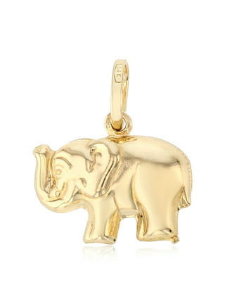 KunBead Jewelry Dangle Love Gold Heart Elephant Charms Compatible