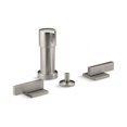 thumbnail image 2 of Kohler K-14663-4-SN Loure Vertical Bidet Faucet with Lever Handle - Vibrant Polished Nickel, 2 of 3