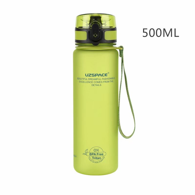 Uzspace Portable Sport Water Bottle Tritan BPA Free Camping Hiking 5 Volumes AU - Foto 11