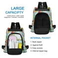 thumbnail image 6 of FORMRS Women's Travel Backpack Purse Anti-Theft Hidden Pockets Casual Shoulder Bag, Various Tomatoes, 6 of 7