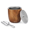 thumbnail image 2 of S'well Teakwood XL Stainless Insulated Ice Bucket with Scoop, 2 of 10