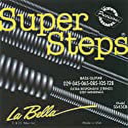 La Bella Super Steps Stainless Steel Exposed Cores 6-String Bass Strings Standard (29 - 128)