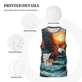 thumbnail image 3 of Sikiie Textured Bald Eagle Basketball Jersey Reversible Men's Mesh Athletic Sports Shirts Training Practice S-4XLLarge, 3 of 6
