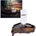 thumbnail image 5 of Botella de agua para reptiles, comedero y bebedero automático para tortugas, tazón de comida y agua, dispensador de biberón para mascotas, bandeja de alimentación para lagartos, tortugas y, 5 of 5