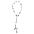 thumbnail image 1 of Vatican Imports Beautiful One Decade Rosary (Clear), 1 of 3