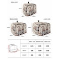 thumbnail image 2 of Coffee Gnomes Toaster Cover 2 Slice, Small Kitchen Appliance Covers, Coffee Cups Beans Beige Plaid Toaster Oven Cover with Loop, Bread Machine Cover Polyester Dust Cover Protection, 2 of 4