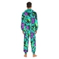 thumbnail image 7 of joogoo Green Tie Dye Unisex Adults Onesies Pajamas Jumpsuits L, 7 of 7