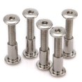 thumbnail image 1 of 20pcs M6 Furniture Joint Connector Bolt & Cap Nut Kit Use for Cot Bed Crib Bolts Hex Drive Socket Cap Bolts - Hex Socket Screws Head (25mm), 1 of 5