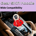 thumbnail image 2 of Car Gear Shift Hoodie, Universal Gear Shift Knob Cover, Hoodie For Car Shifter, Automotive Manual Interior Cute Gadgets, Car Interior Accessories And Decorations-red-One piece, 2 of 6