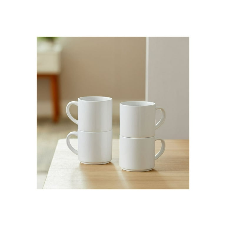 Cricut 10 oz. Stackable White Ceramic Mug Blank 4-CT