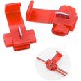 thumbnail image 1 of 60 Pieces Scotch Lock Quick Connectors, Scotch Lock Connectors, Quick Disconnect Connector (Red), 1 of 4