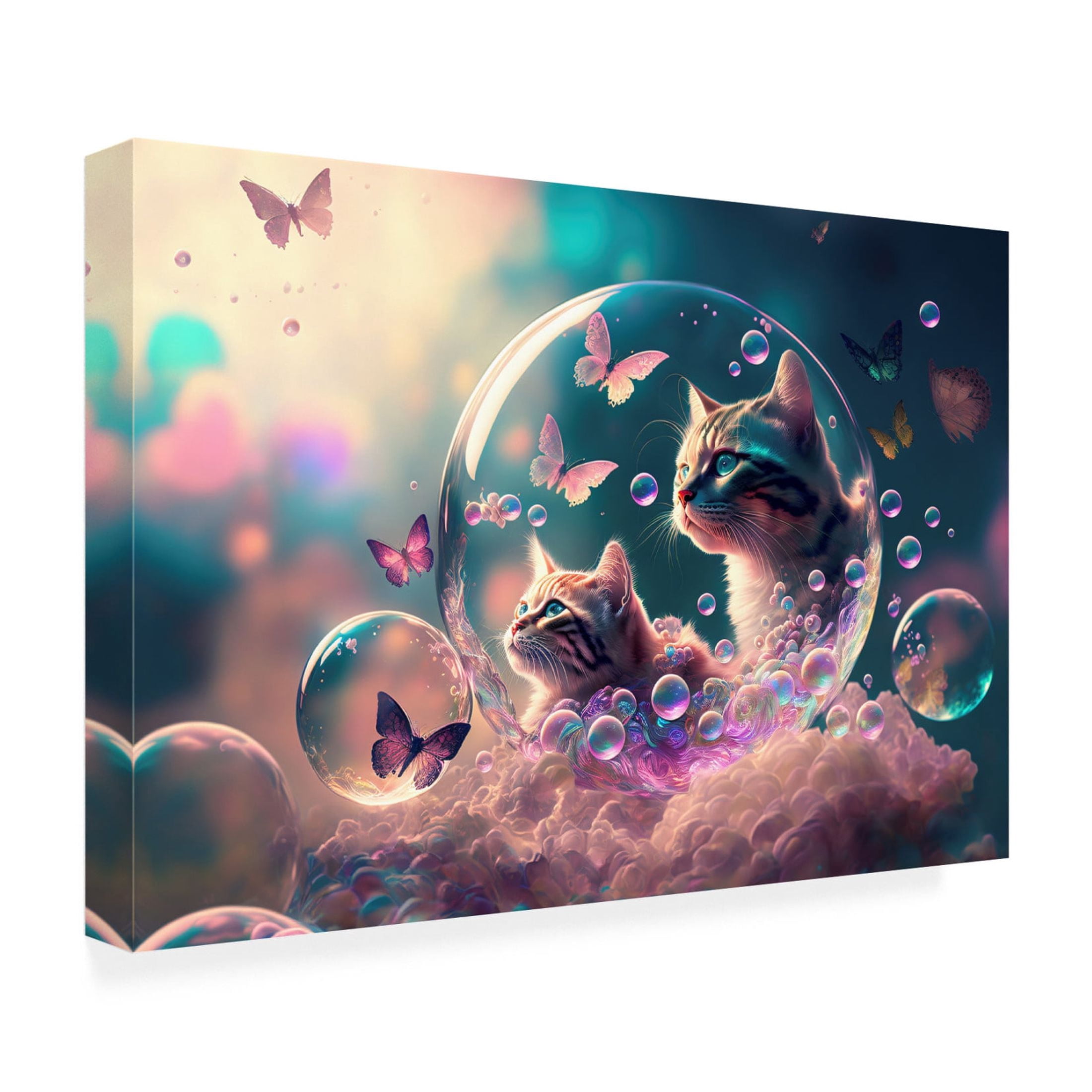 Canvas Wall Art - Ray Heere 'Mystical Morning 1' Wall Art for Living Room, Bedroom, or Office Décor by Trademark Fine Art - 47 x 30 Inches