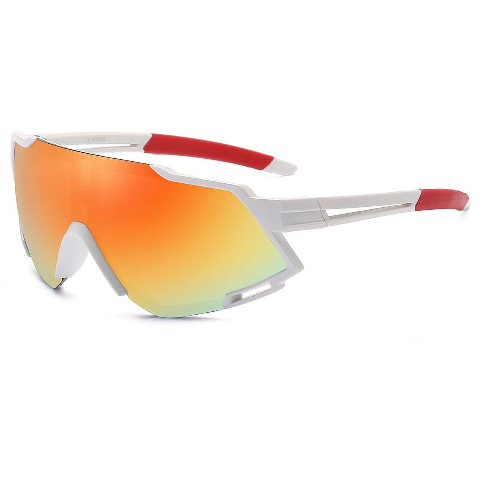 Motocross and Mountain Bike Goggles White Frame Orange Pieces One Pack B266 Walmart