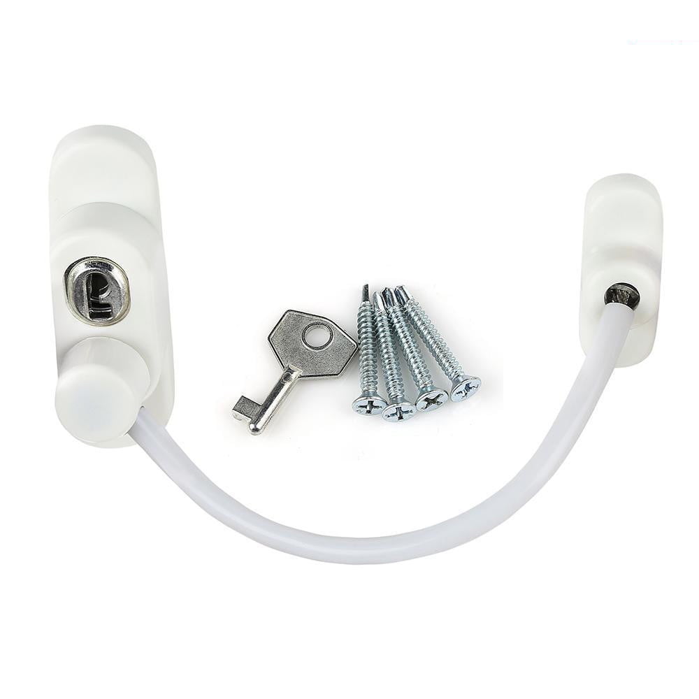 19cm Window Door Restrictor Child Baby Safety Security Cable Lock Catch Wire