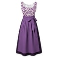 thumbnail image 3 of Women's German Bavarian Oktoberfest Dirndl Dress – Comfortable Sizes S-5XL Versatile Festival Party Outfit for Cosplay and Daily Wear, 3 of 3