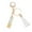 I, variant on Custom Letter Keychain Translucent Resin Pendant Name Keyring Durable Stylish Accessory for Keys Bags